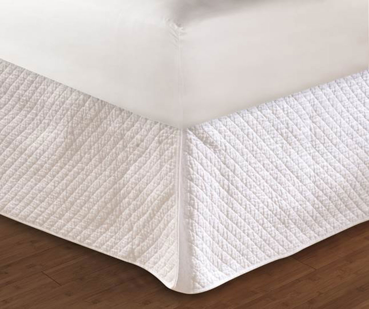 Diamond Quilted Bed Skirt by Greenland Home Fashions
