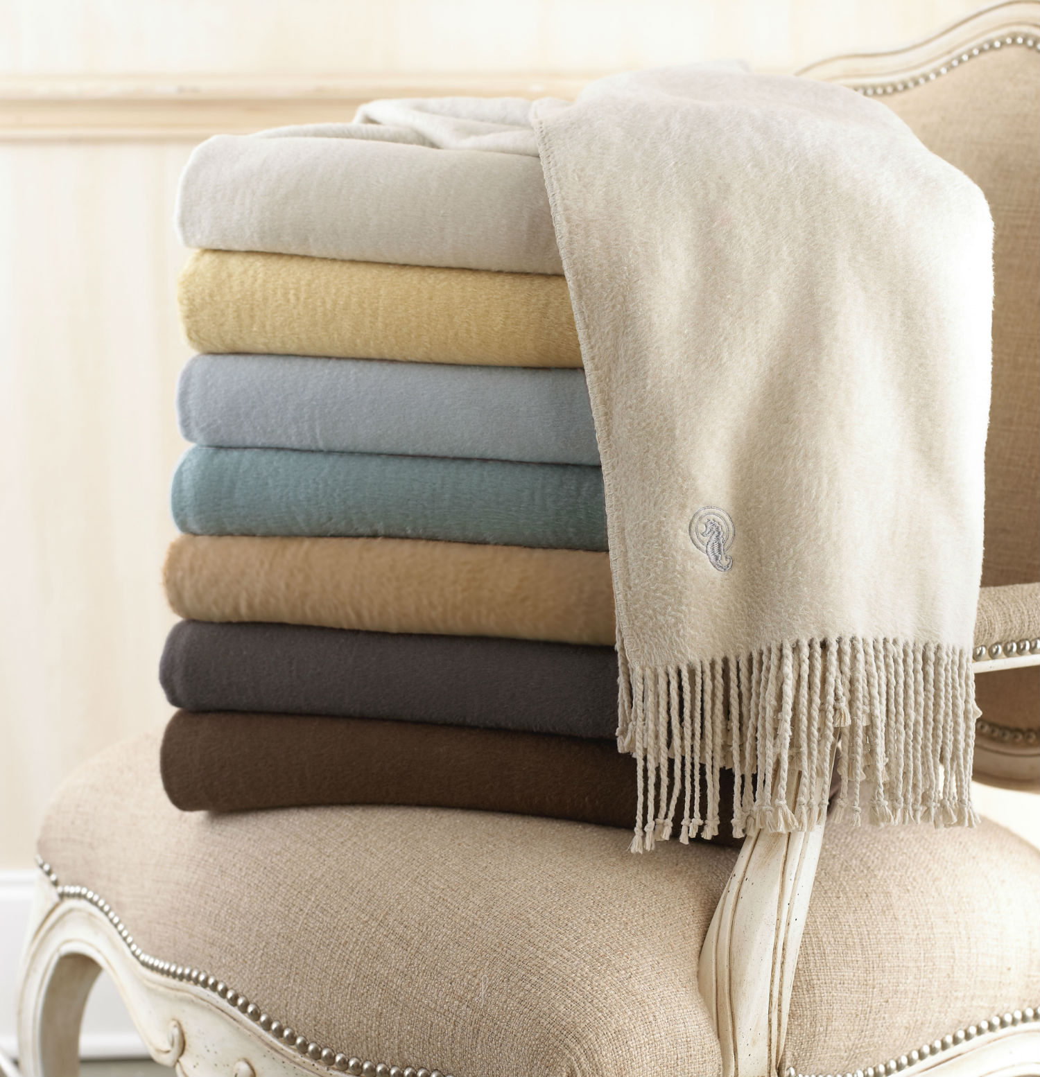 Connemara Silk Throw by Waterford Luxury Bedding