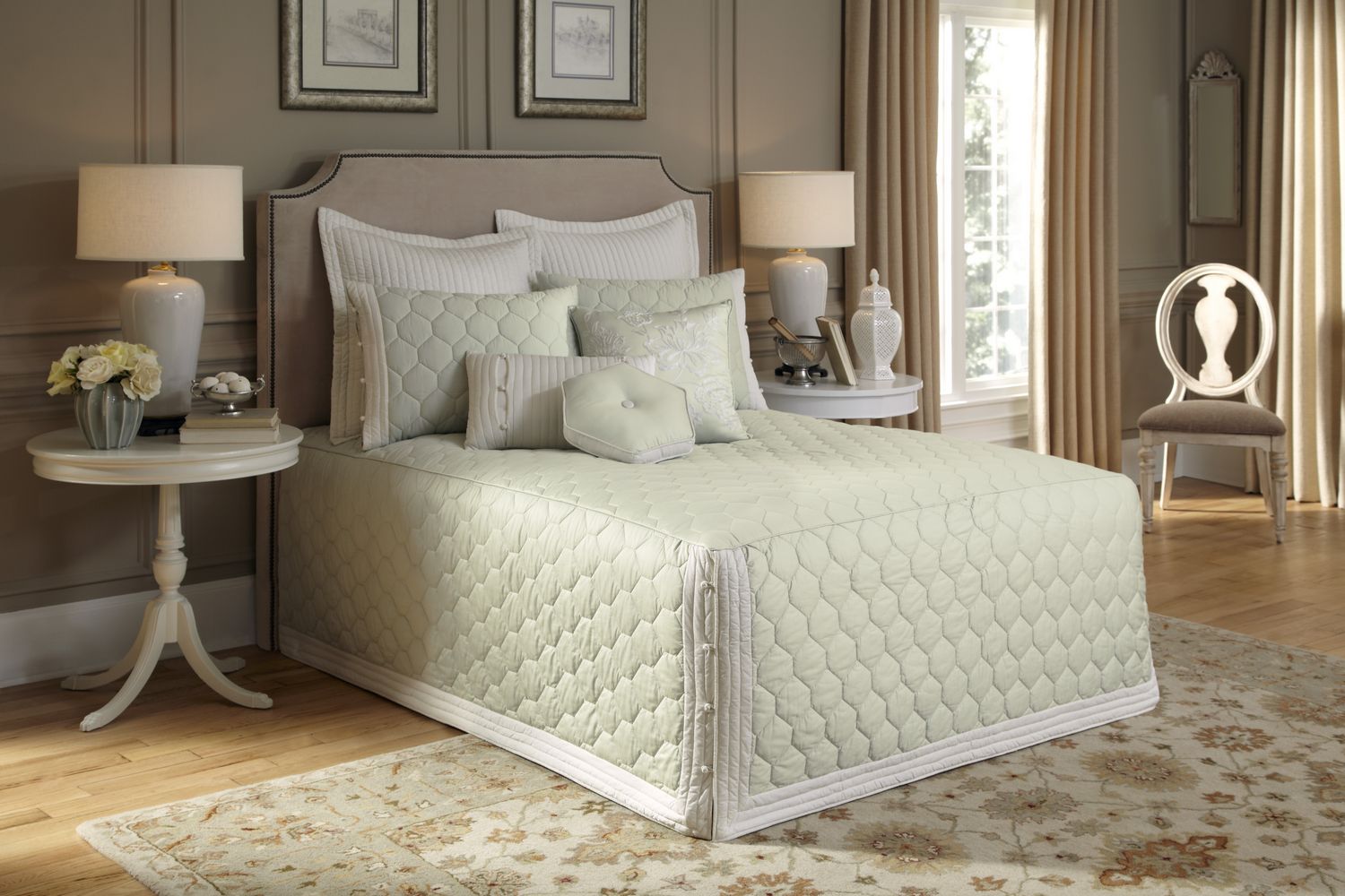 Lexington Green Bedspread Collection by Nostalgia Heirloom