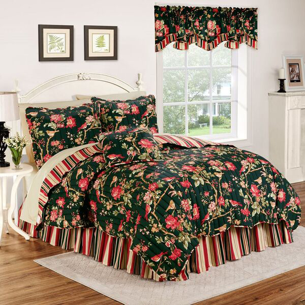 Charleston Chirp Noir by Waverly Bedding Collection