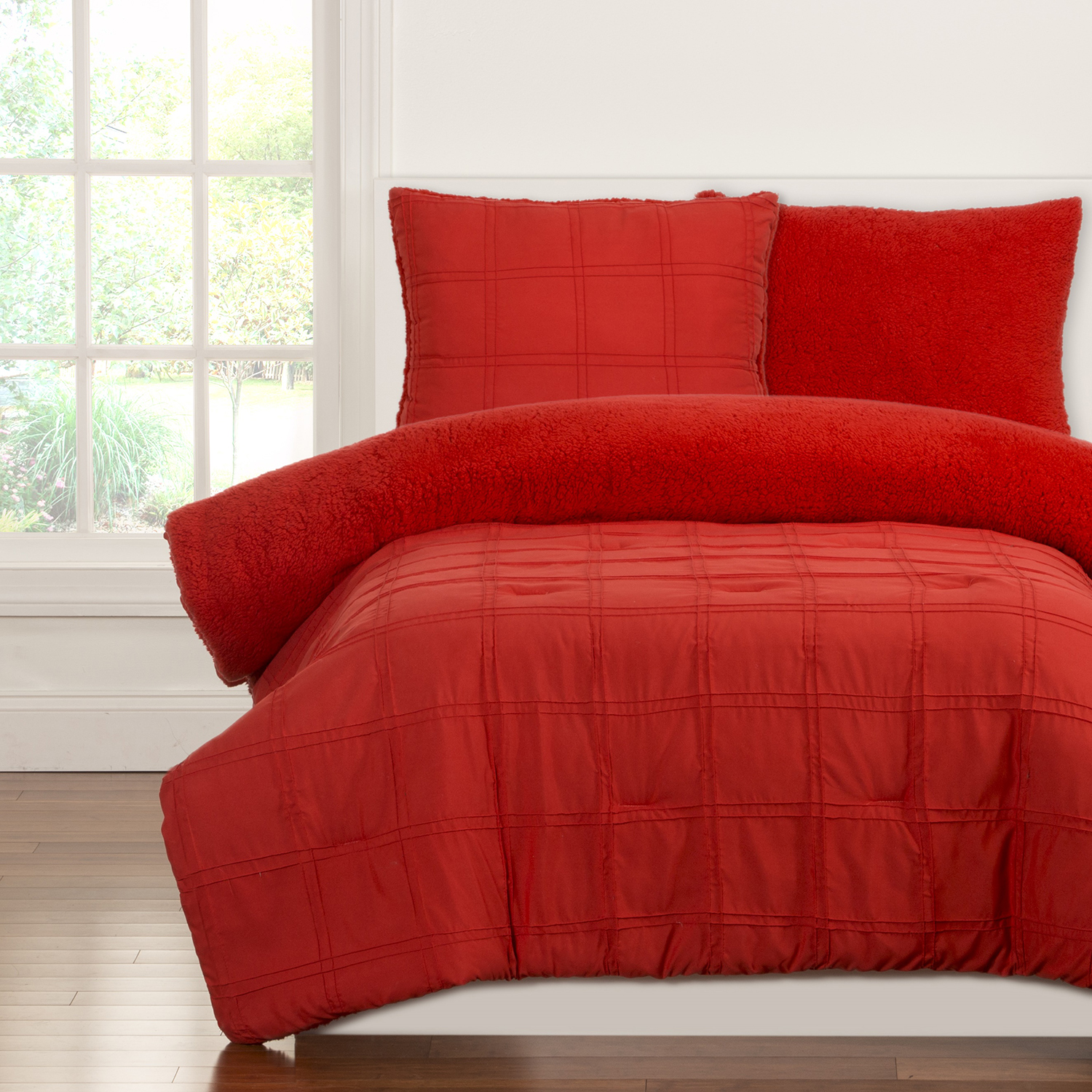 Playful Plush Scarlet by Crayola Bedding