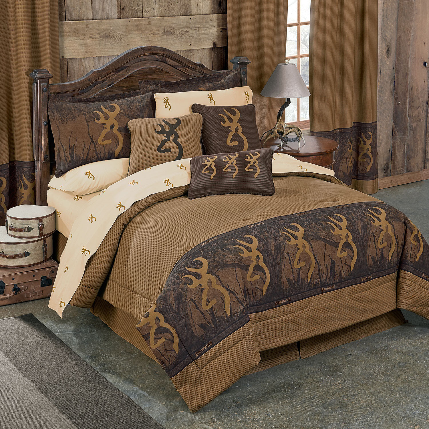 browning buckmark tree oak comforter king bedding sets beddingsuperstore themed category cabin