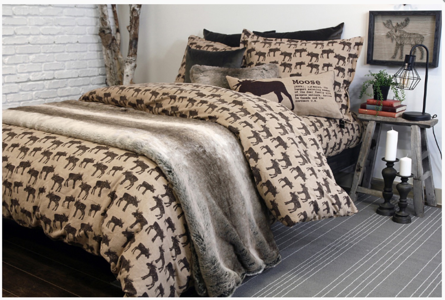 woodland charcoal grey comforter set full double woodland charcoal grey comforter set full double