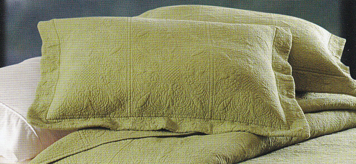 Matelasse Quilted Green by C&F Quilts