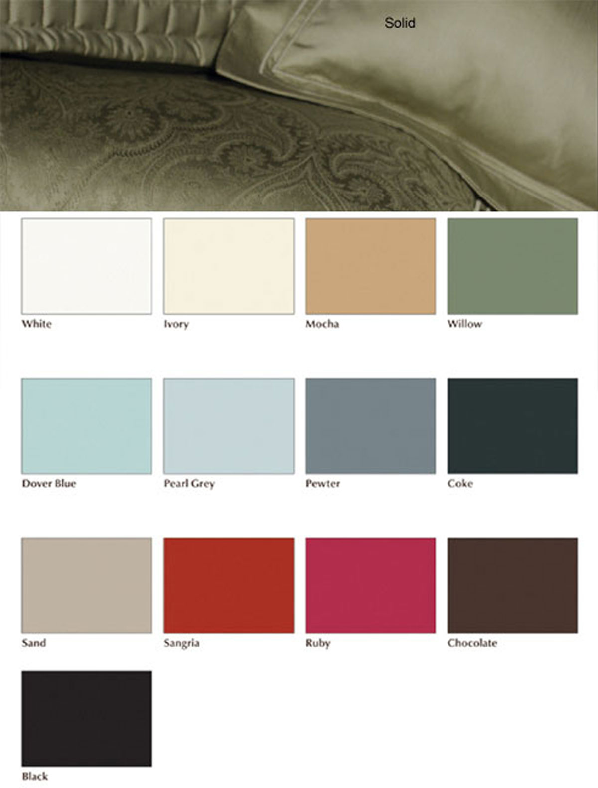 Savoy Solid by Revelle Home Fashions