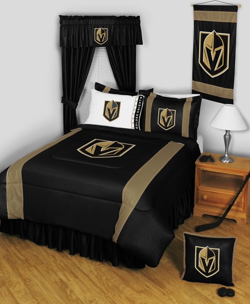 New NHL Las Vegas Golden Knights Twin Size 4-Piece Bedding Set
