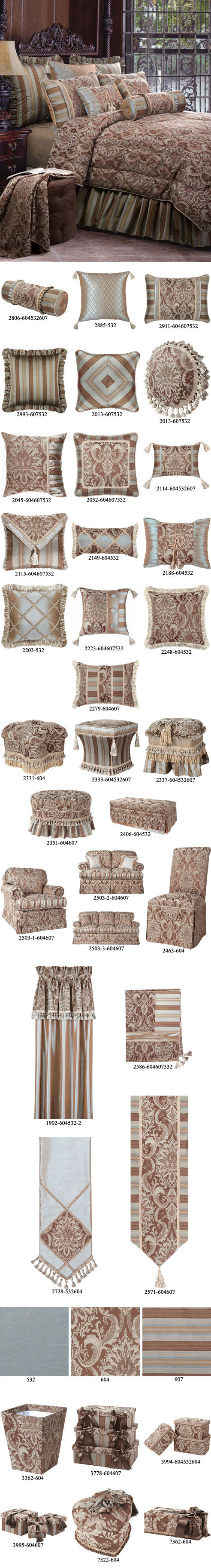 luxury pillows bed