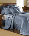 King Charles Powder Blue Matelasse by Historic Charleston Collection