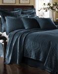 King Charles Provincial Blue Matelasse by Historic Charleston Collection