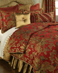 Verona Red by Austin Horn Luxury Bedding
