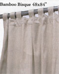 Bamboo Bisque Window Panels