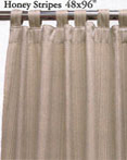 Honey Stripes Window Panels