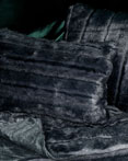 Faux Fur Throw Black Mink