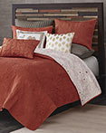Kandula Coral Coverlet by Ink & Ivy Bedding