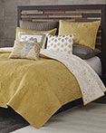 Kandula Yellow Coverlet by Ink & Ivy Bedding