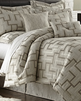 En Vogue Maze Platinum Grey by Austin Horn Luxury Bedding