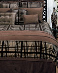 City Window Pane Espresso/Tan by Kathy Ireland