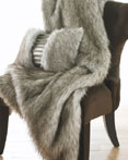 Foxy Silver Throws