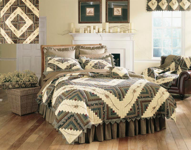 Barn Raising Pine Cone by Donna Sharp Quilts