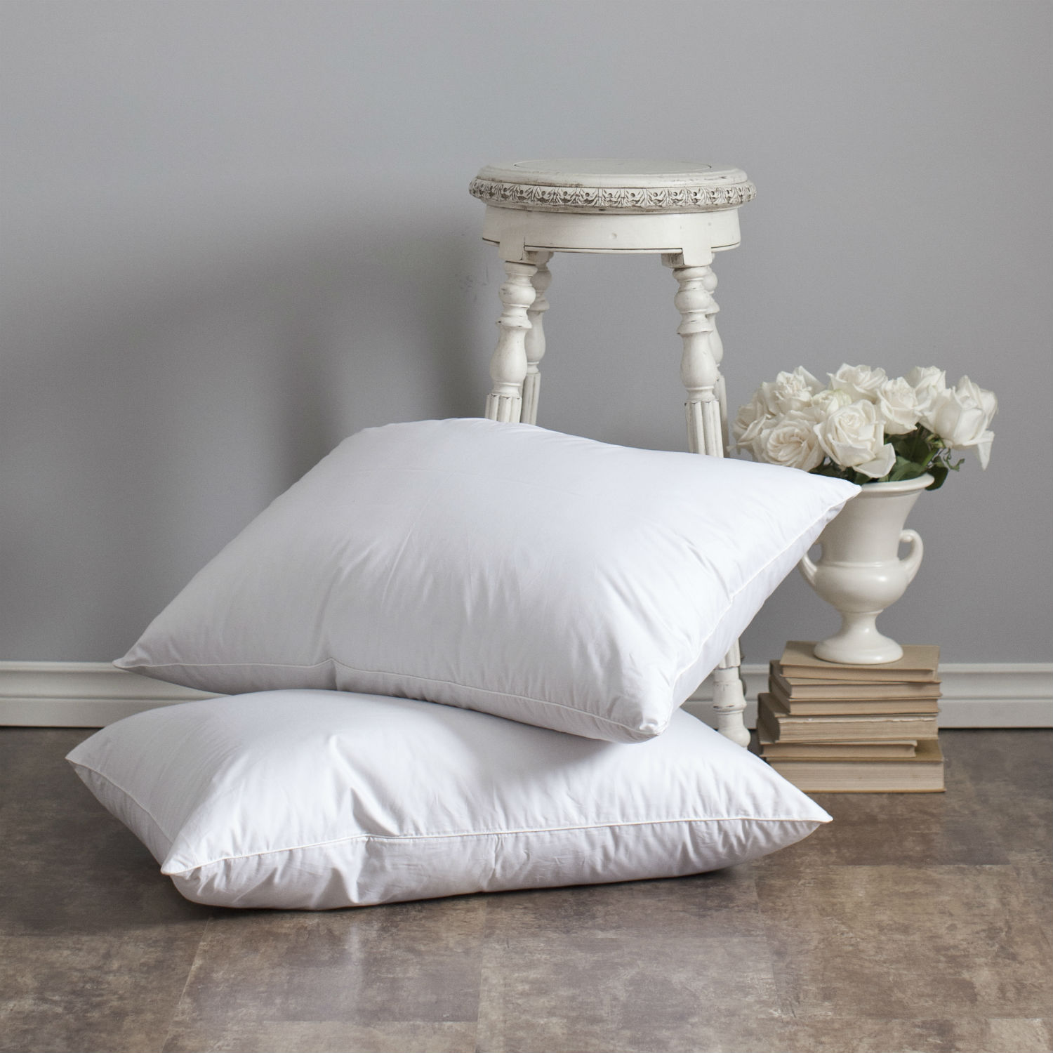 Heirloom White Goose Down Sleeping Pillow by St. Geneve