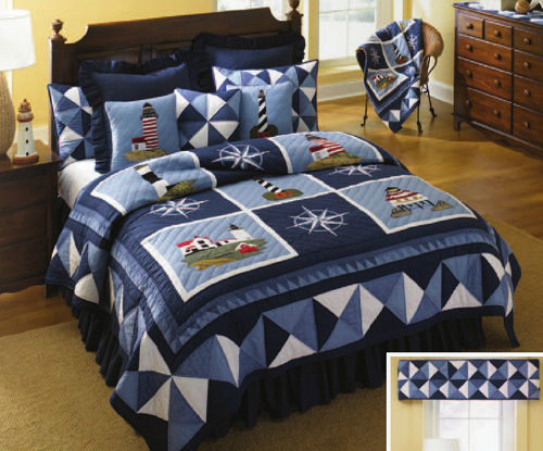 Lighthouse Tour by Donna Sharp Quilts - BeddingSuperStore.com