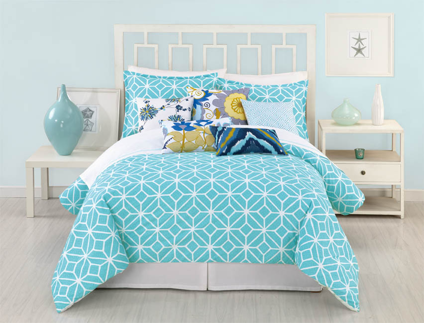 Trellis Turquoise by Trina Turk Bedding