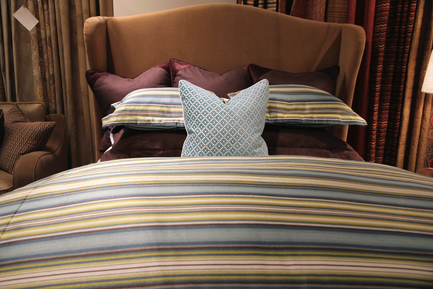 Caracus Cerulean By Daniel Stuart Bedding Caracus Cerulean By Daniel Stuart Bedding