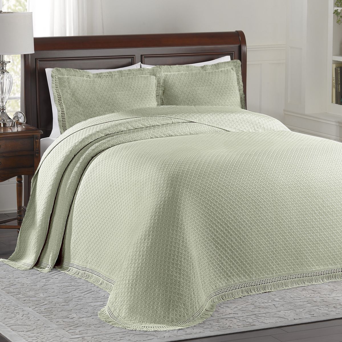 Woven Jacquard Sage by Lamont Home