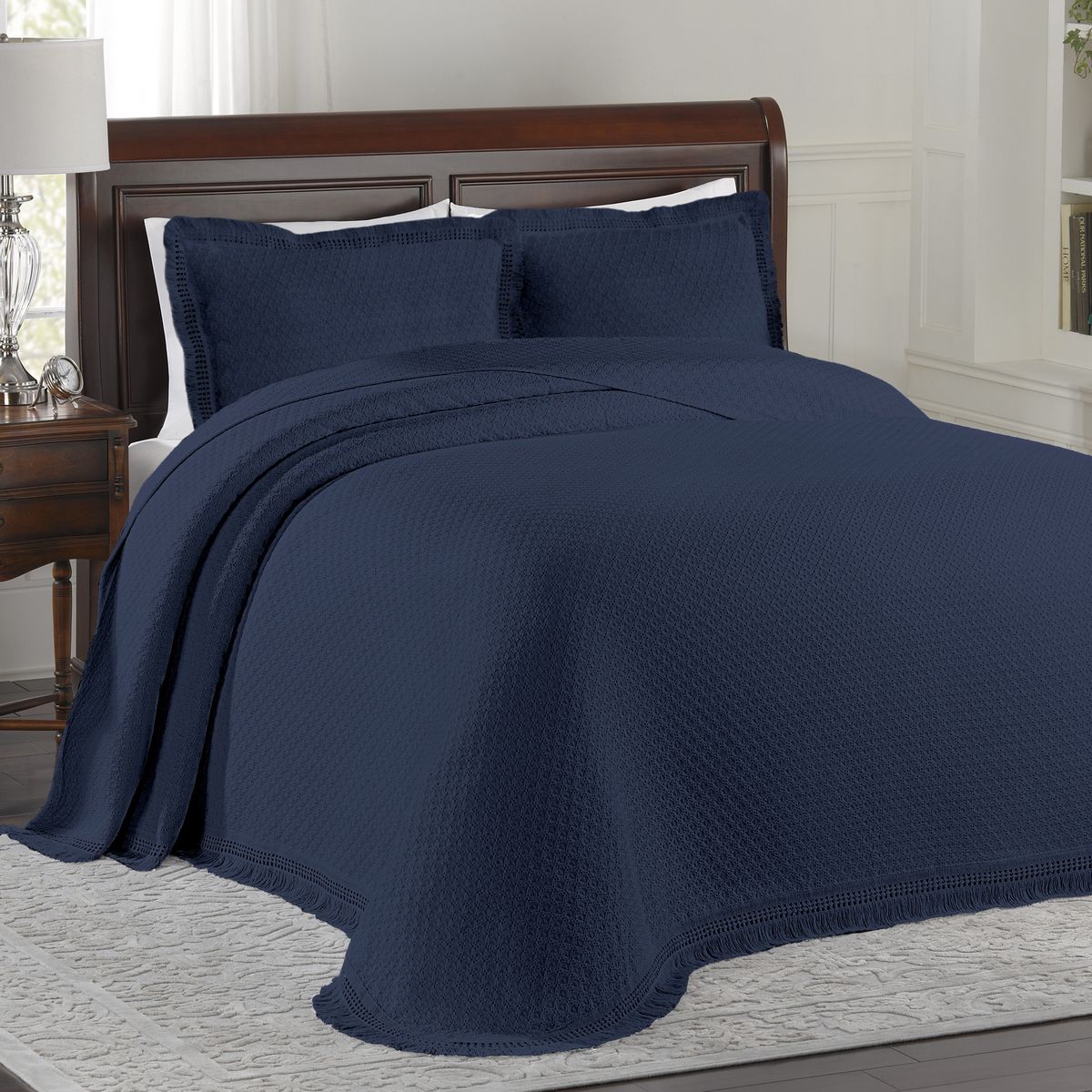 Woven Jacquard Blue by Lamont Home