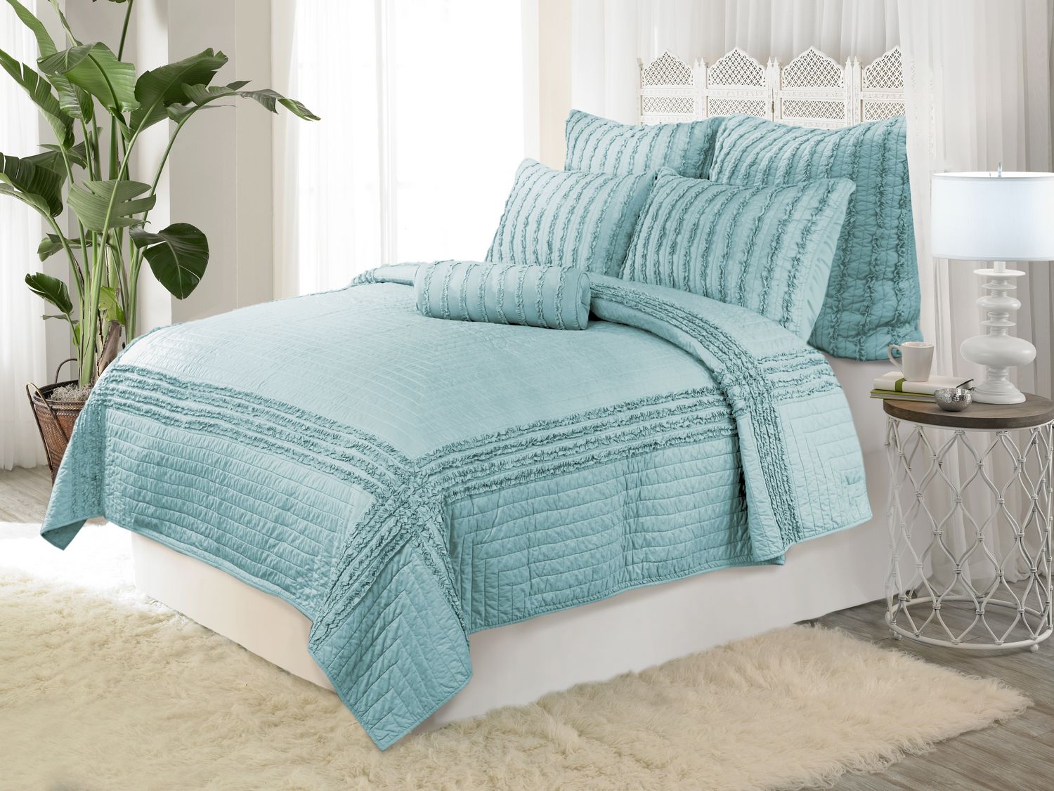 Cloud Quilt Blue Collection by Dena Home