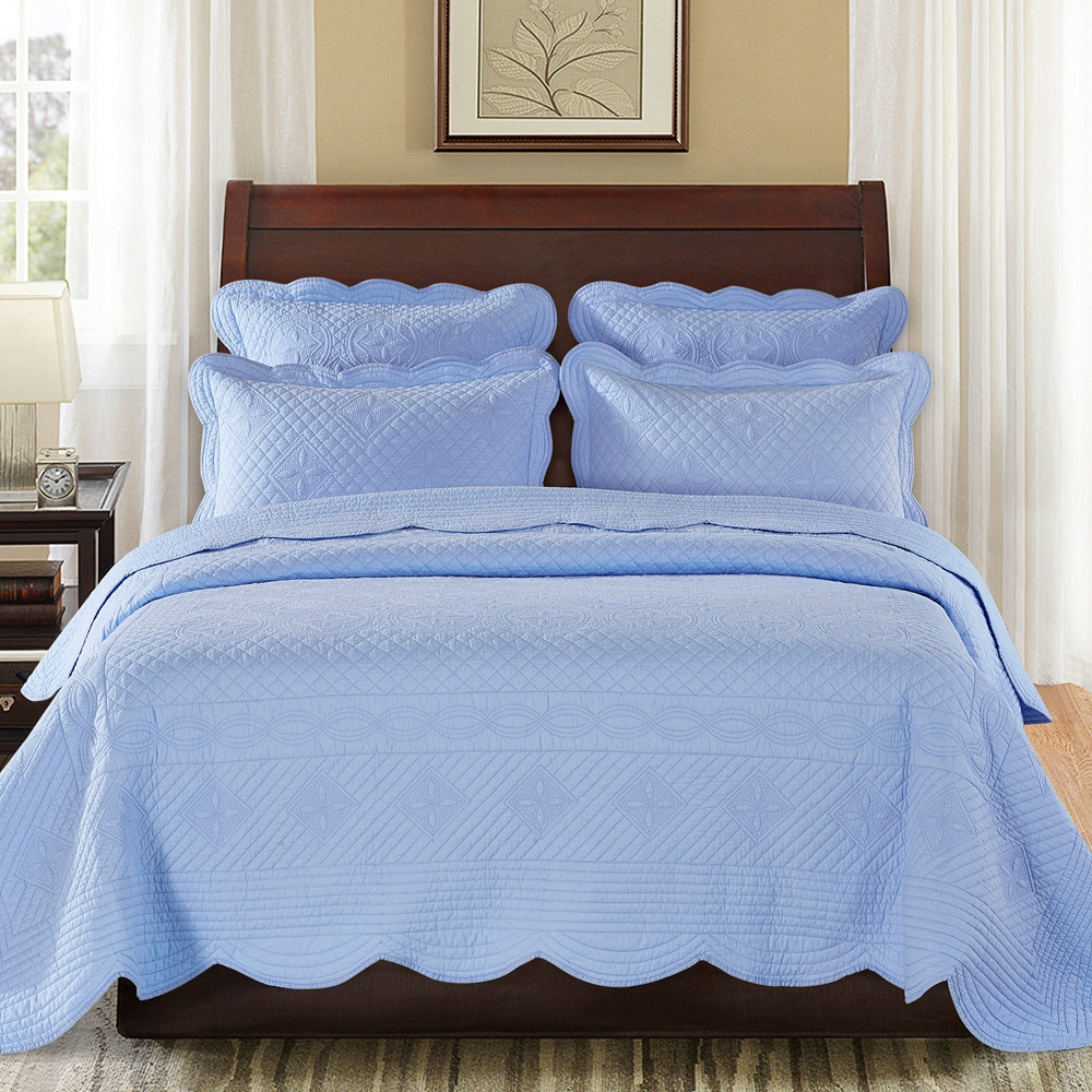 Sage Garden Light Blue by Calla Angel Quilts