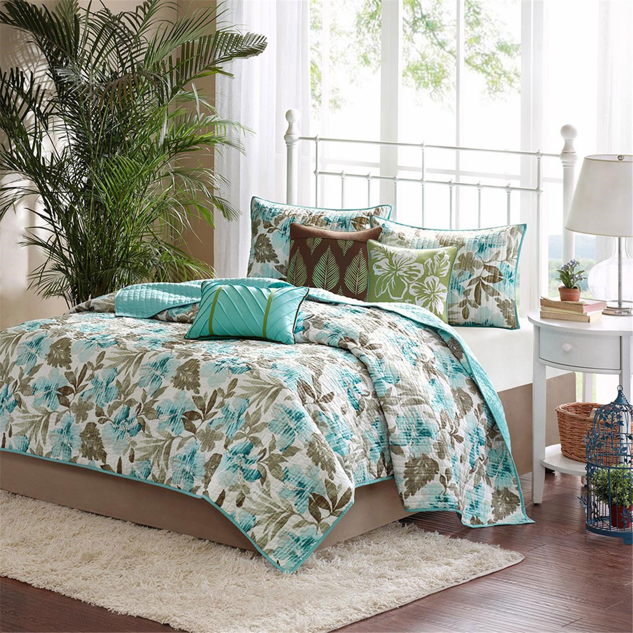Martinique Teal by Madison Park - BeddingSuperStore.com