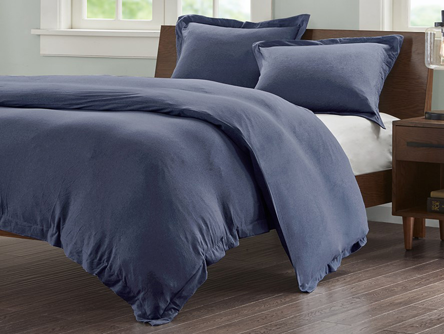 Jersey Navy by Ink & Ivy Bedding