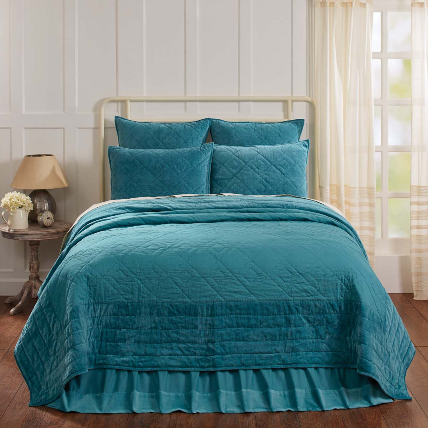 Eleanor Teal by VHC Brands Quilts