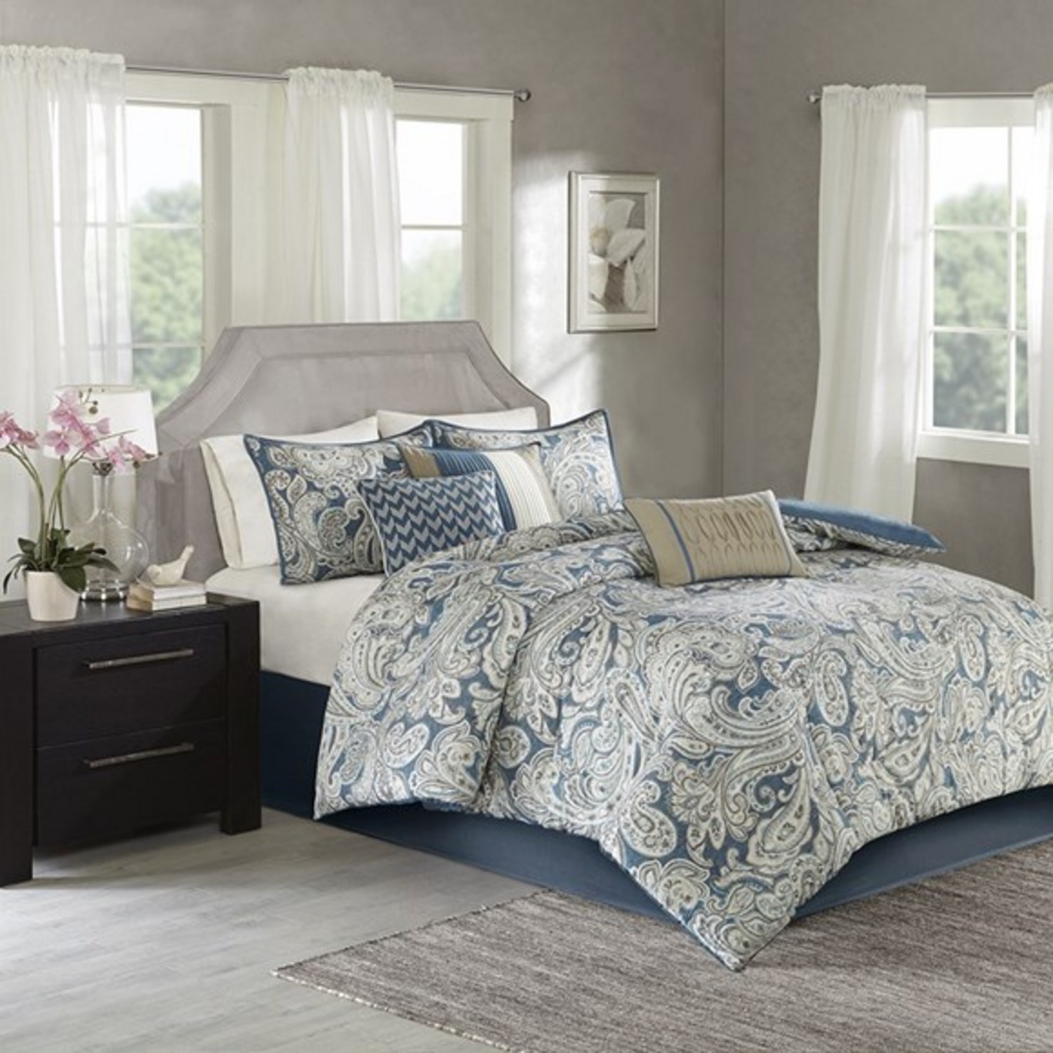 Gabby Blue by Madison Park - BeddingSuperStore.com