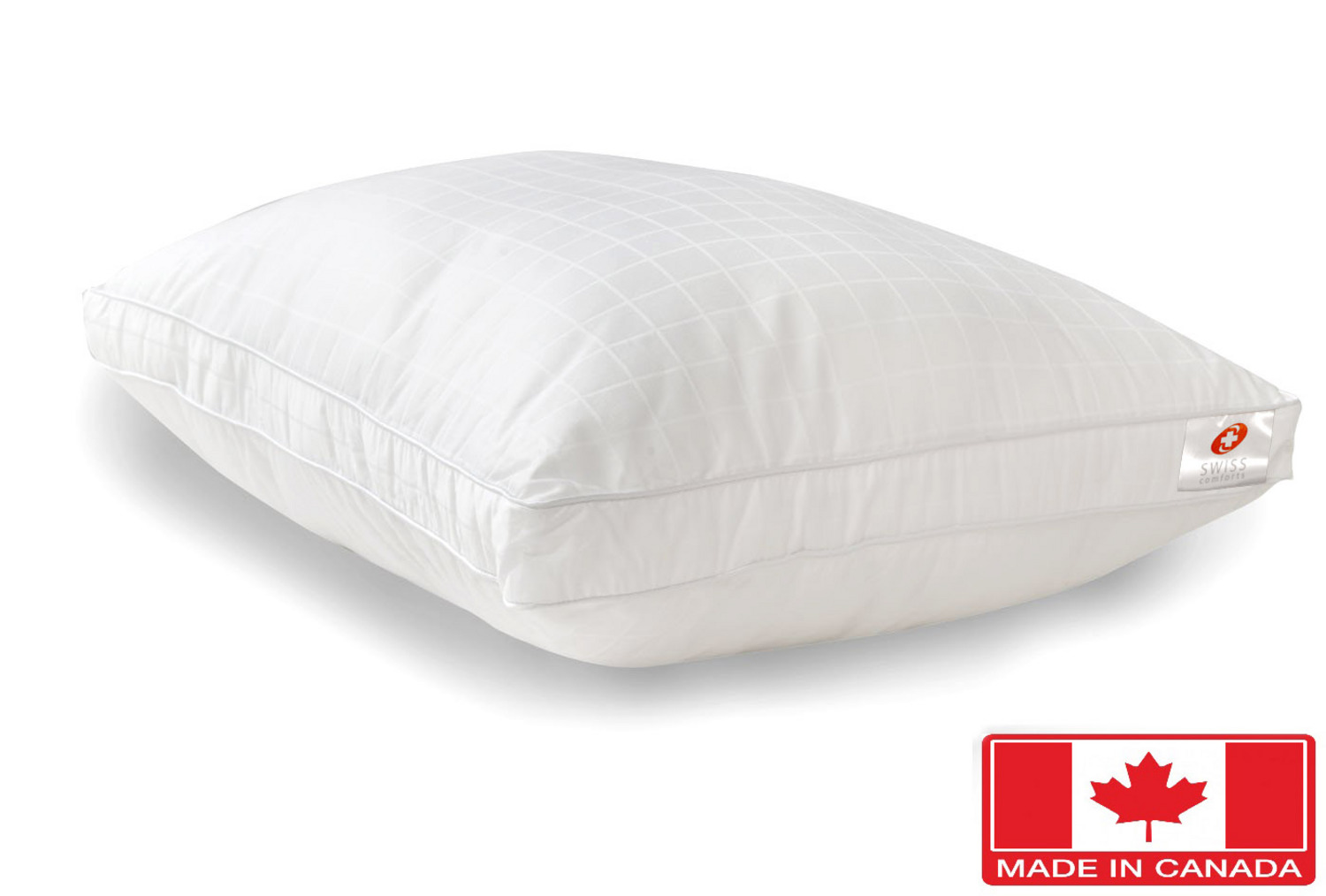 Goose Down Alternative 100 Cotton Pillow by Swiss Comforts