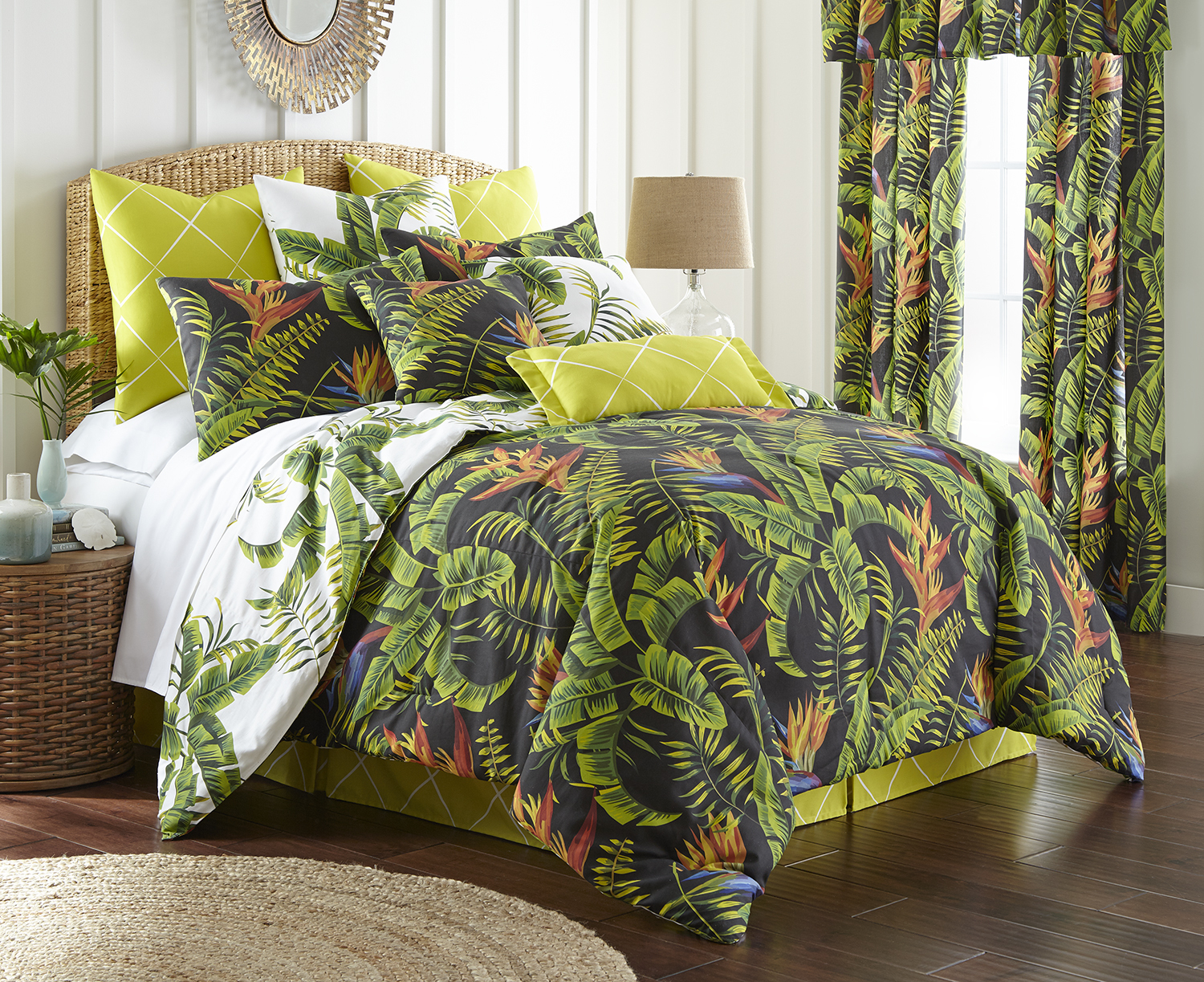 Flower of Paradise Comforter Set Non Reversible Super King