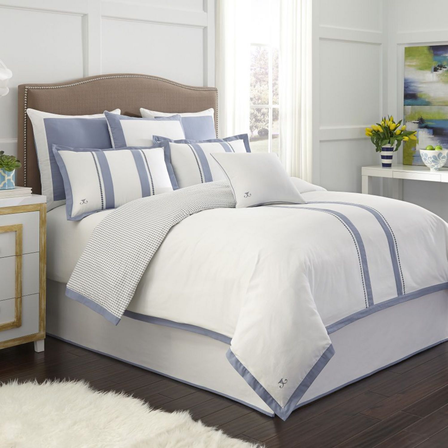 London Blue Comforter Set Full