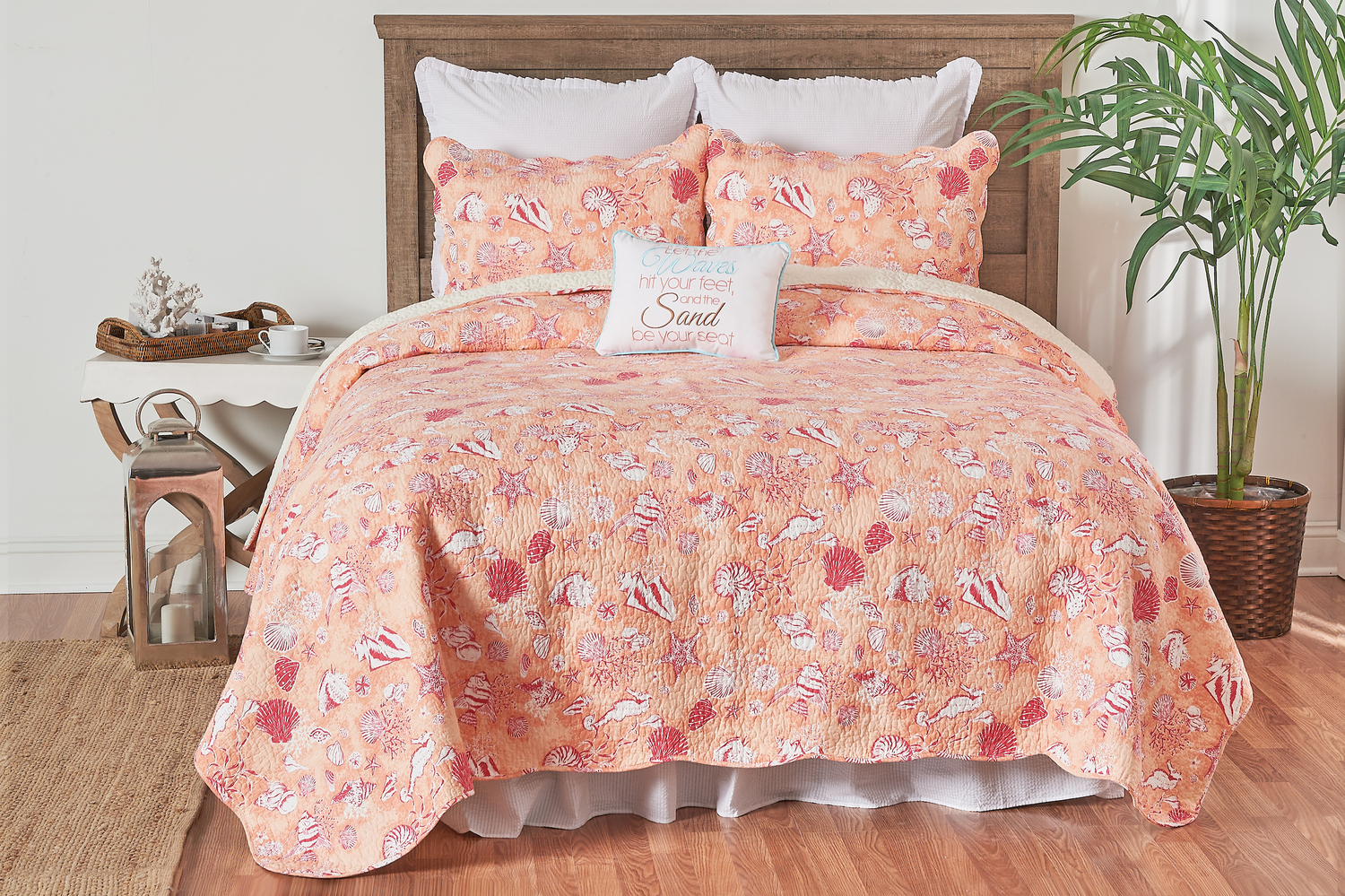 Lagoon Peach by C&F Quilts