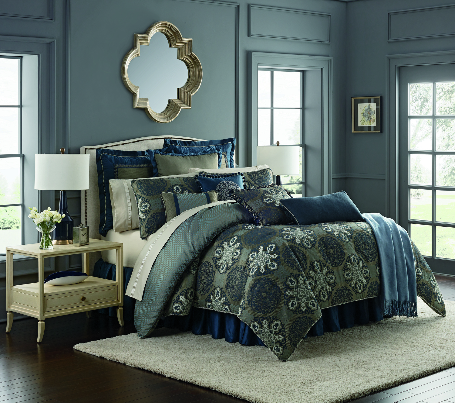 Indigo by Waterford Luxury Bedding