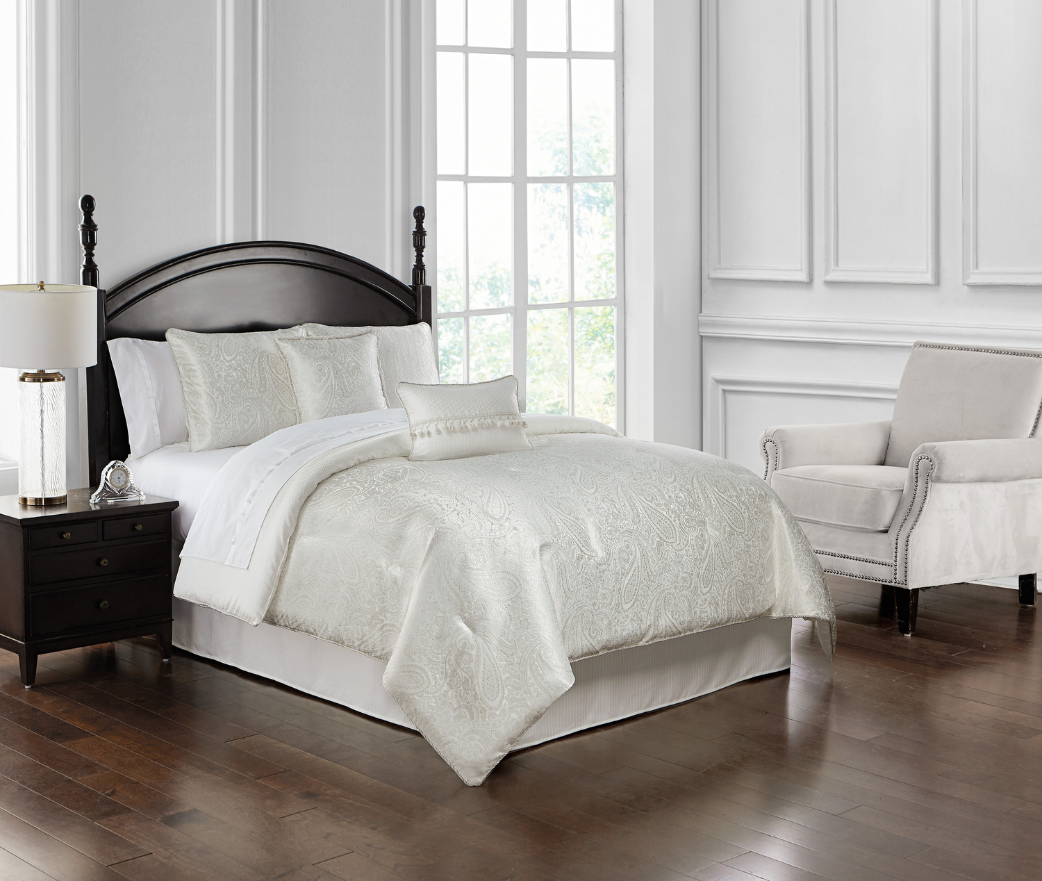 Landon White by Waterford Luxury Bedding