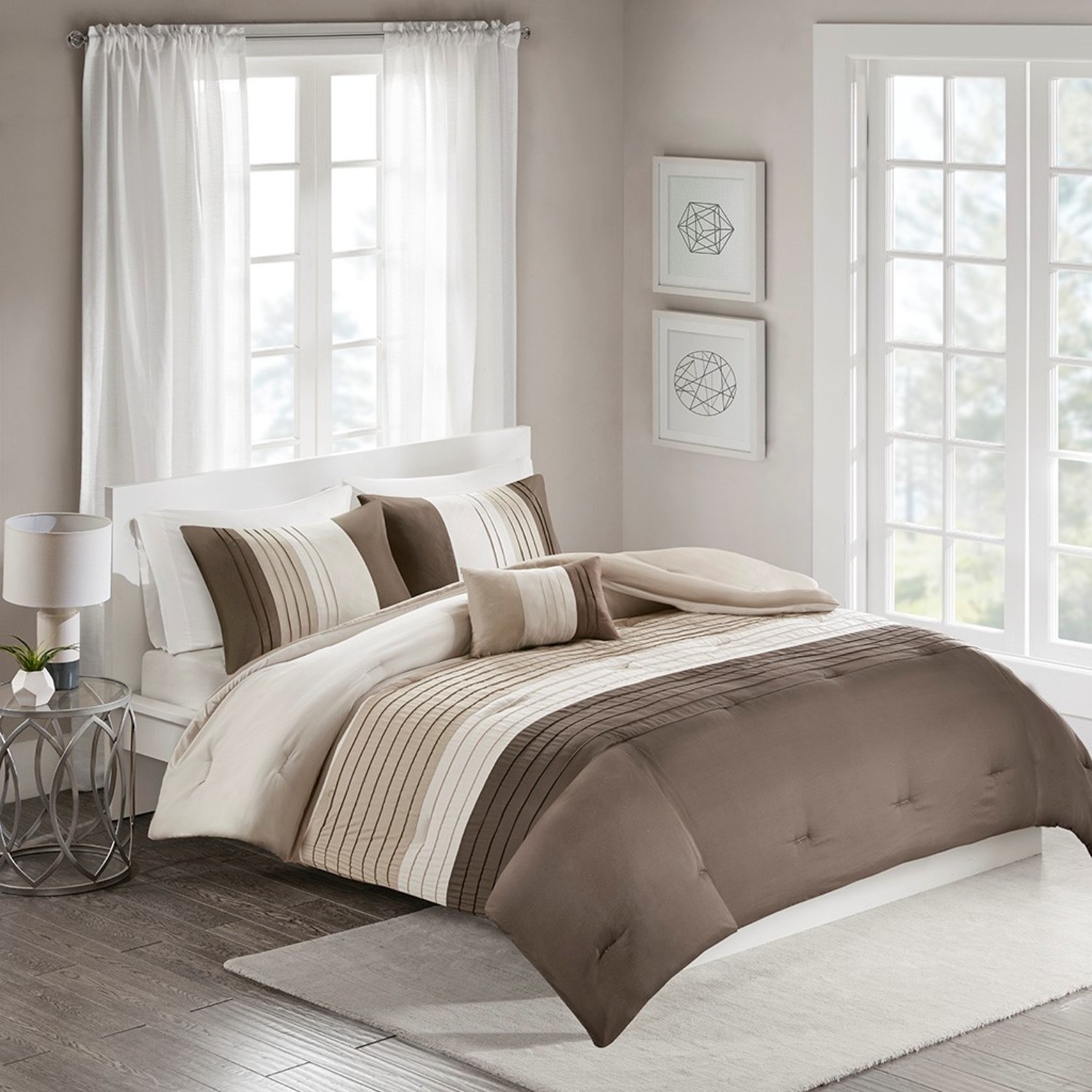 Terence Neutral by FiveTen 510 Designs Bedding