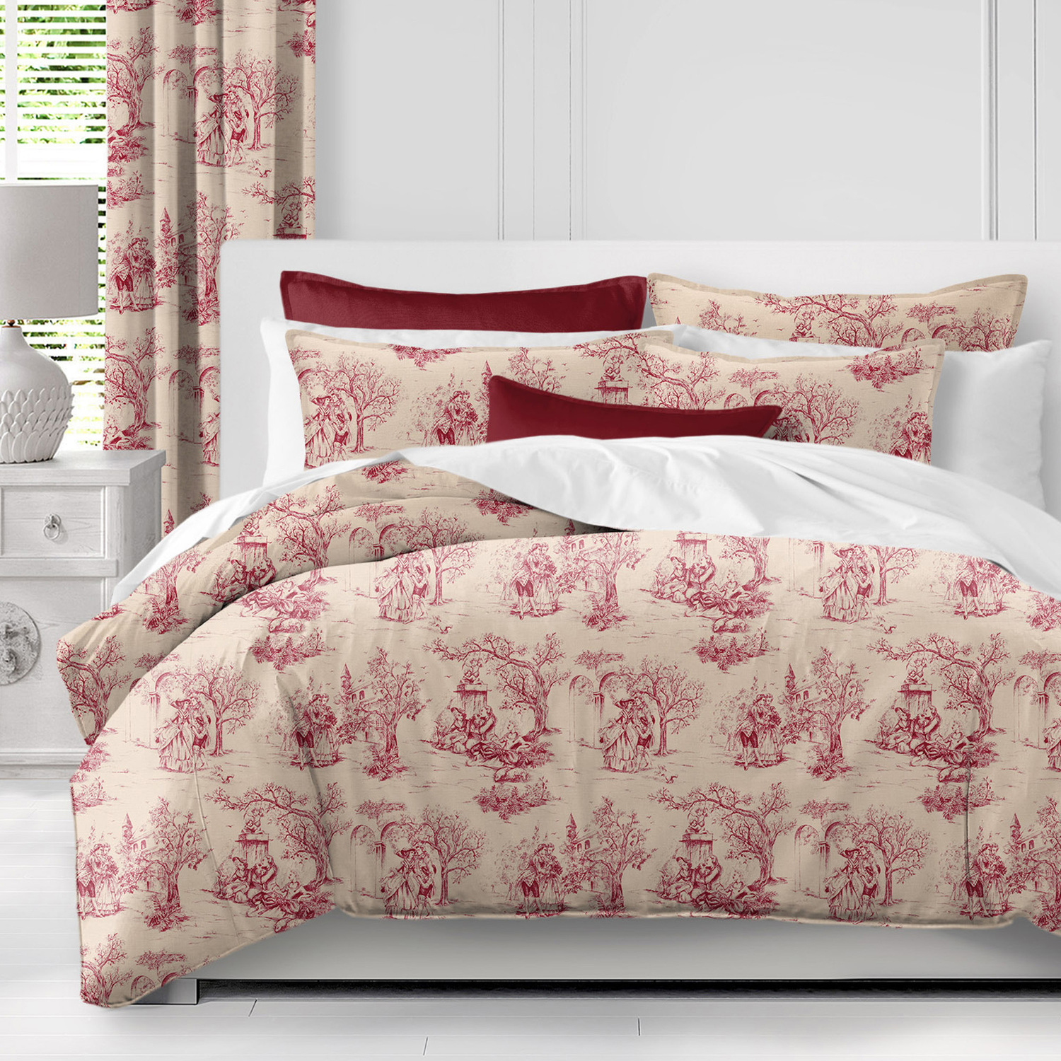 SALE] Supreme White Logo Red Luxury Brand Bedding Set Duvet Cover
