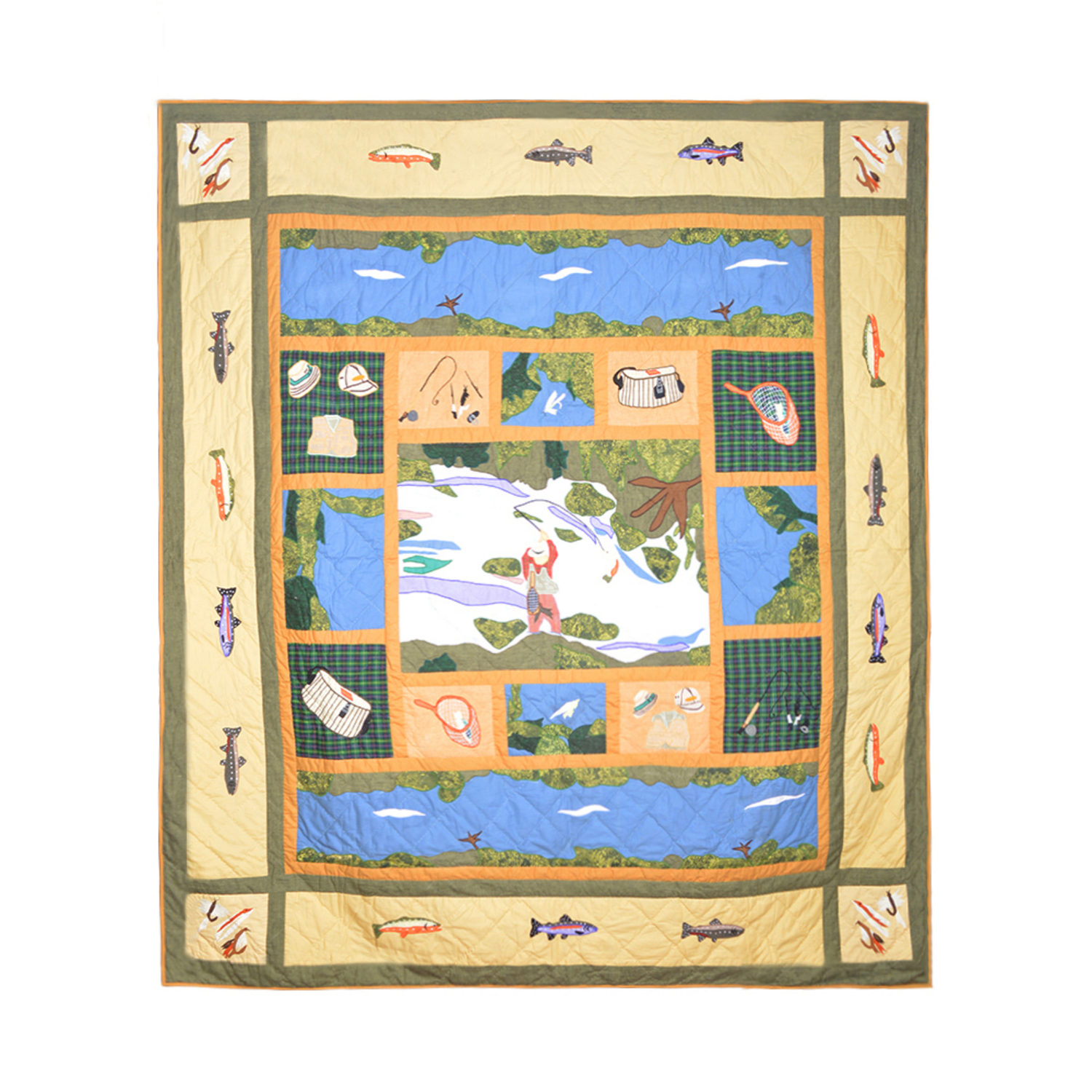 Fly Fishing by Patchmagic Quilts