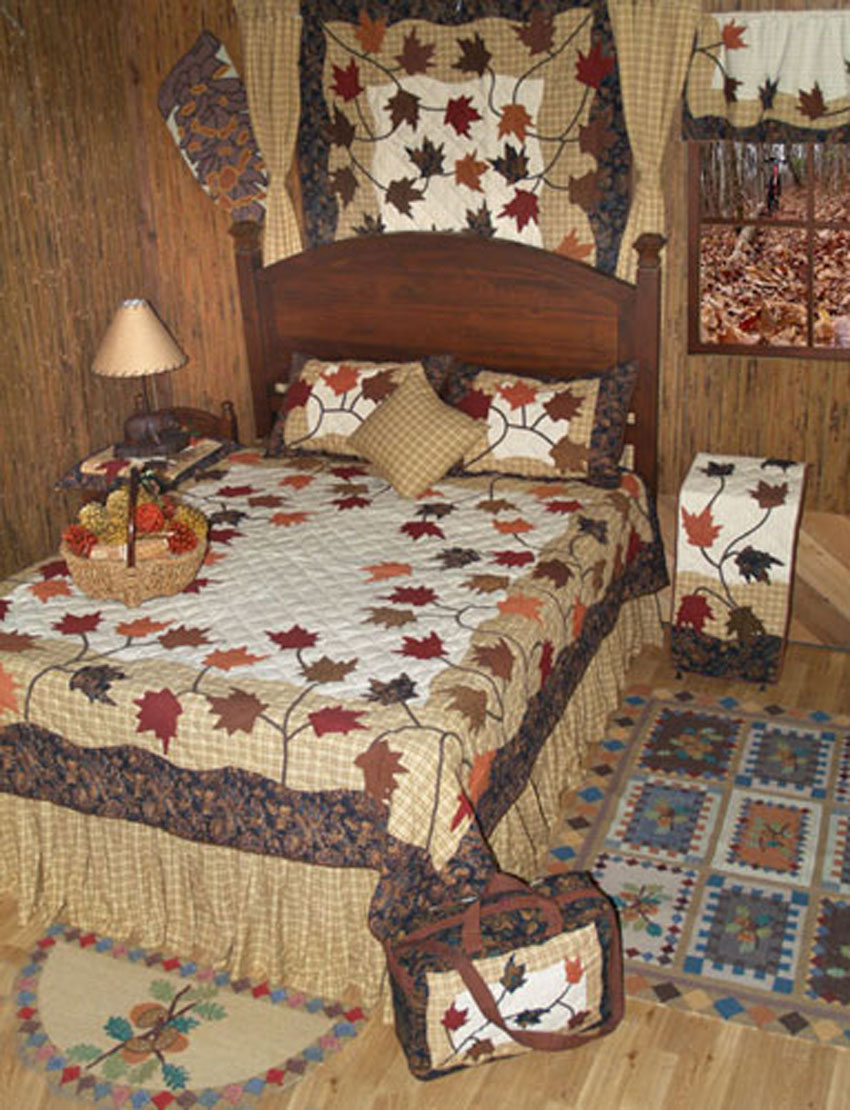 Autumn Leaves by Patchmagic Quilts - BeddingSuperStore.com