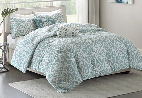 Elena Aqua by Madison Park - BeddingSuperStore.com