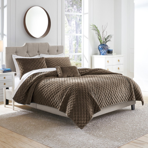 Carissa Taupe by Croscill Home Fashions - BeddingSuperStore.com