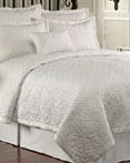 Lismore Quilt White by Waterford Luxury Bedding