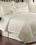 Lismore Quilt Ivory by Waterford Luxury Bedding
