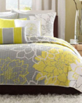 Lola Yellow Coverlet by Madison Park